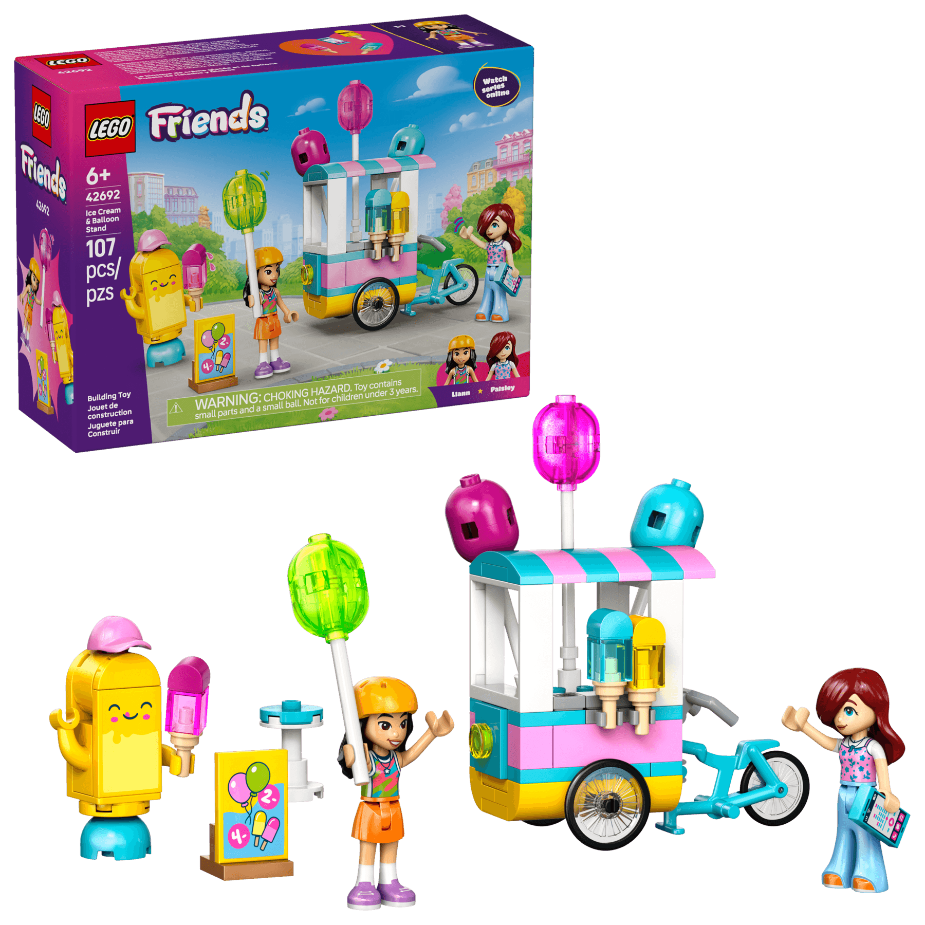 LEGO Friends 42692 Ice Cream & Balloon Stand