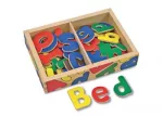 M&D Alphabet Magnets In A Box 52 pc