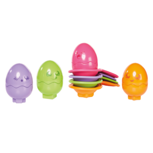 TOMY Egg & Spoon Hide & Squeak Set 12pcs