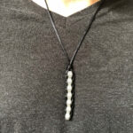 Crunchy Caterpillar Necklace Black