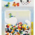 Hama White Dog Template With 450 Beads