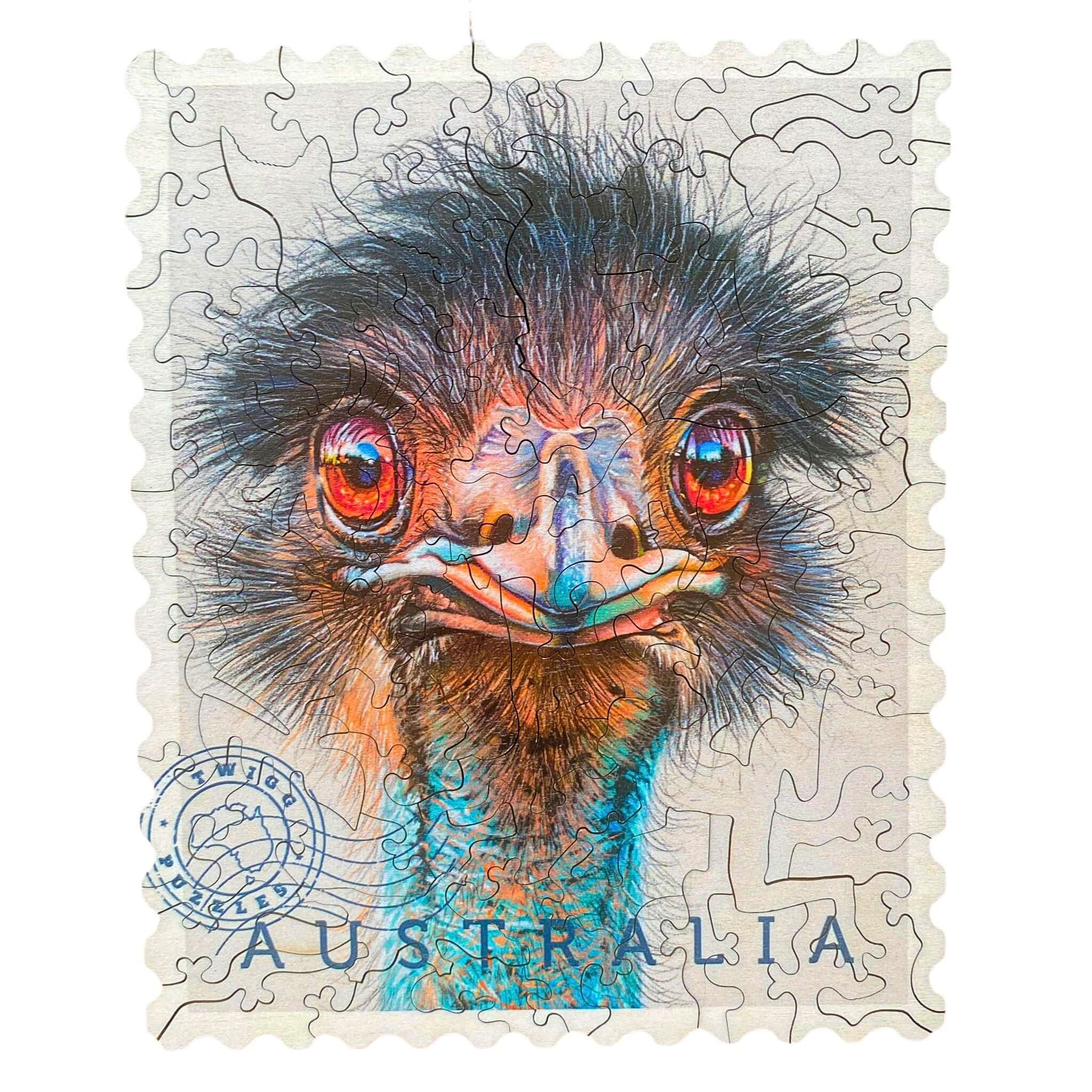 Twigg Puzzles Emu 74pc Wooden Puzzle
