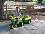 John Deere Pedal Trike with Wagon