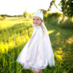 Great Pretenders Silver Reversible Sequin Cape Age 3-4
