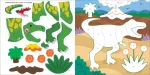 First Colour By Stickers Dinosaur Book