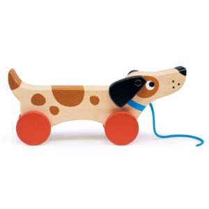 Mentari Puppy On Wheels Pull Along
