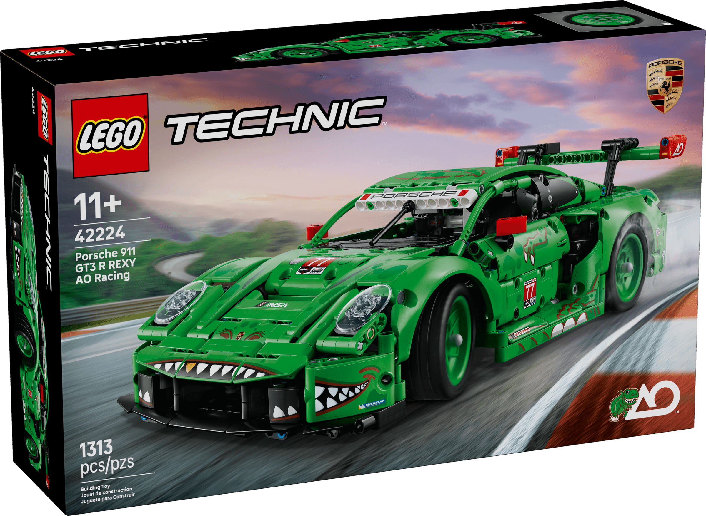 LEGO Technic 42224 Porsche 911 GT3 R REXY AO Racing Car