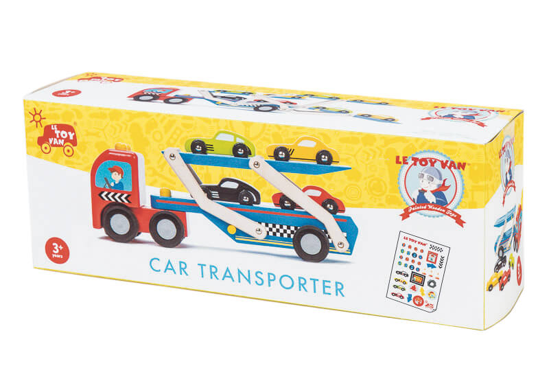 Le Toy Van Race Car Transporter Imagine If