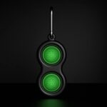 Simple Dimpl Glow-in-the-dark Keyring Asst