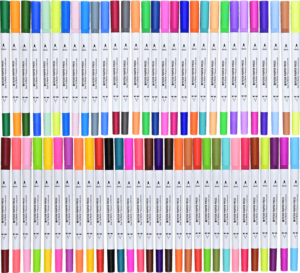 Studio Series Dual-Tip Colouring Markers 60pk