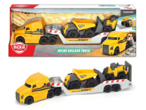 Dickie Toys Mack with 2 VOLVO TRUCKS