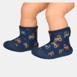 Toshi Gumbooties Neoprene Mystical/ Tiny Tractors/ Size 5