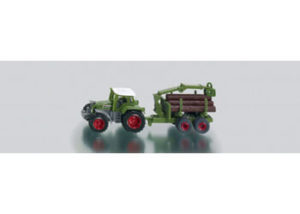 Siku 1645 Tractor with Forestry Trailer