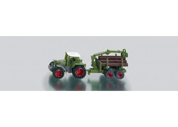 Siku 1645 Tractor with Forestry Trailer Siku 1645 Tractor with Forestry Trailer
