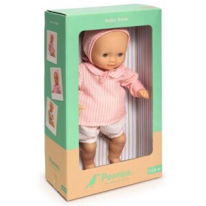 Djeco Pomea Soft Body Doll Rose Machine Washable 32cm