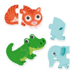 Djeco DJ8147 Duo Animals Puzzle