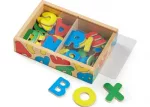 M&D Alphabet Magnets In A Box 52 pc