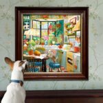 eeBoo Springtime Kitchen Puzzle 1000pc