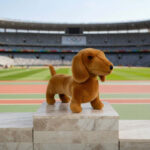 Sadie Dachshund 36cm Standing Bocchetta Plush