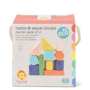 Tiger Tribe Rattle & Stack Blocks Starter Pack 11pc