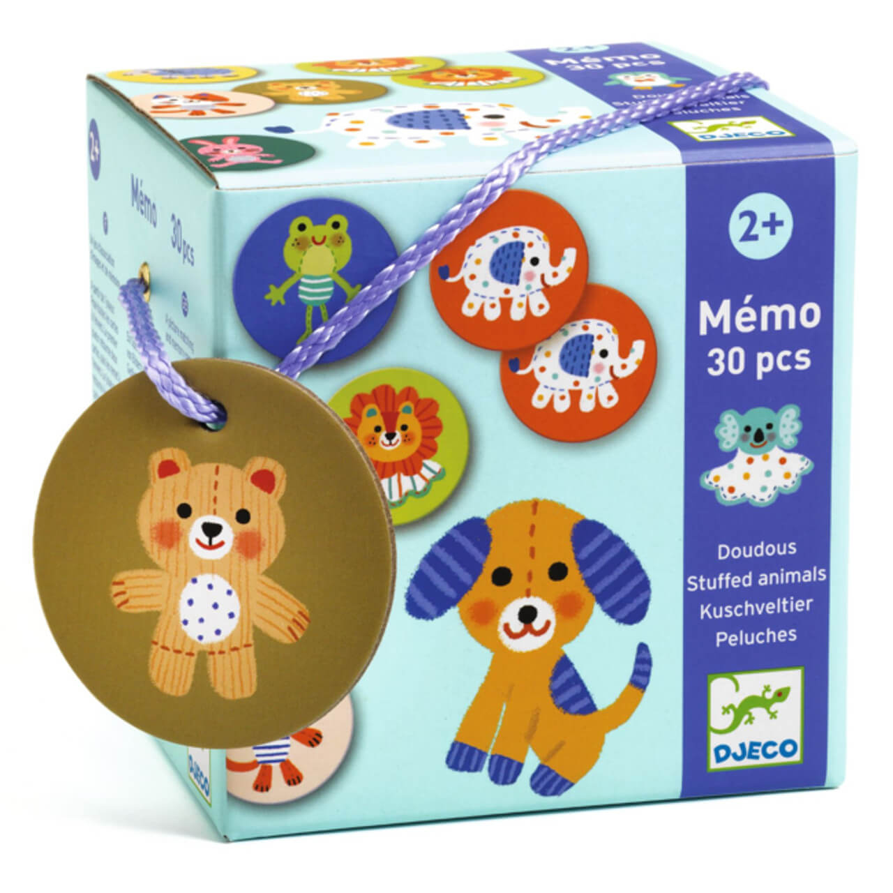 Djeco DJ8264 Stuffed Animal Memory Game 30pc – Imagine If