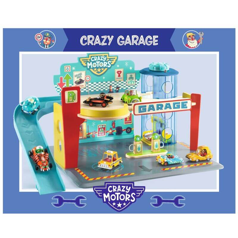 Djeco DJ5495 Crazy Motors Garage
