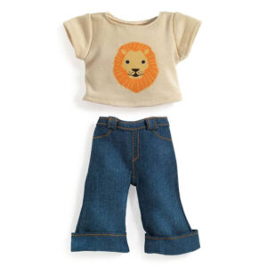 Djeco Lovely Doll Pomea Outfit Ivory Shirt & Jeans