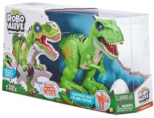 Robo Alive T-Rex Attacking Dinosaur with Slime
