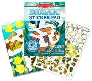M&D Mosaic Sticker Pad Ocean