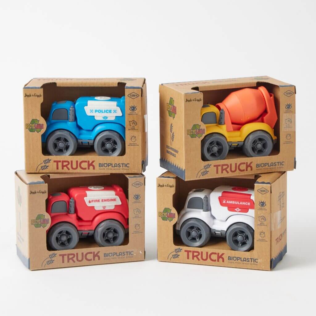 Jiggle & Giggle Bioplastic Utility Truck Small Assorted