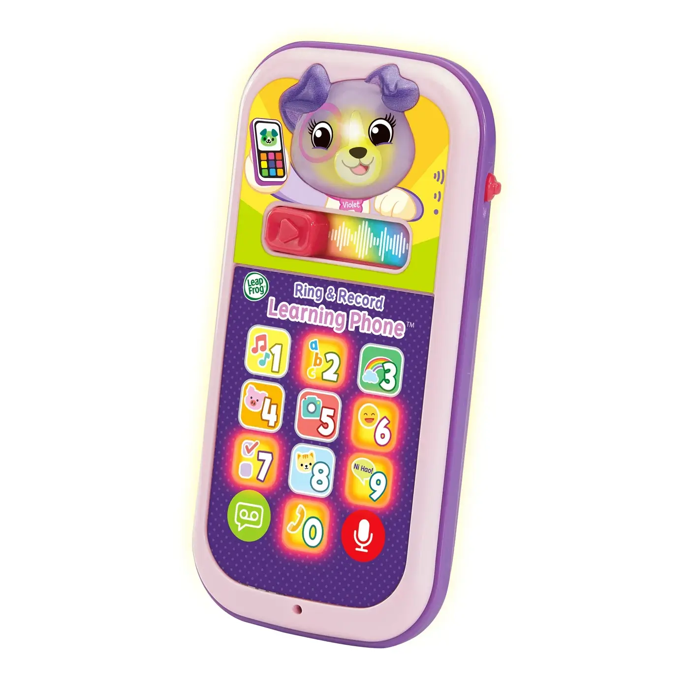 LeapFrog Violet’s Ring & Record Learning Phone