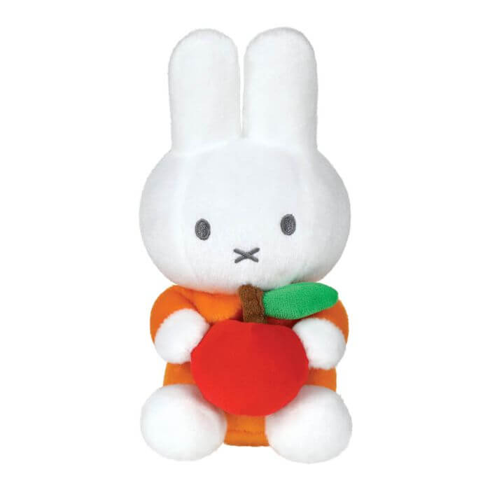 Miffy Plush With Apple 20cm