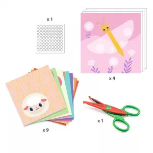 Djeco DJ9057 Crinkle Cutting Collage Set