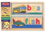 M&D See And Spell Wooden Puzzle