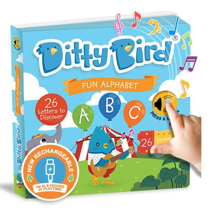 Ditty Bird Fun Alphabet Sound Book (USB-C)