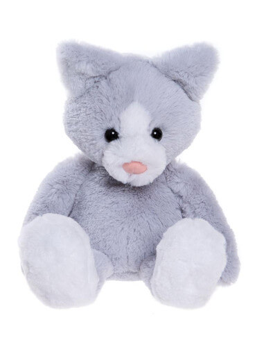 Charlie Bears Puddy Kitten Cloudy Grey Medium