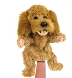 Hansa Brown Poodle Puppet