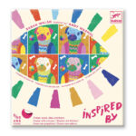 Djeco DJ9371 Inspired By Totally Pop Andy Warhol Create Stickers