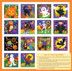 First Colour By Stickers Halloween
