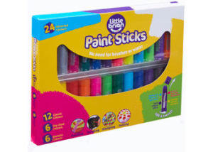 Little Brian Paint Sticks Assorted 24 Pack