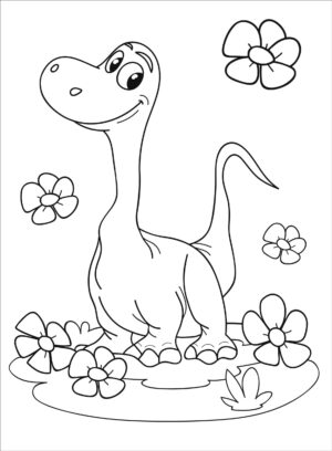 Dinosaur Colouring Book