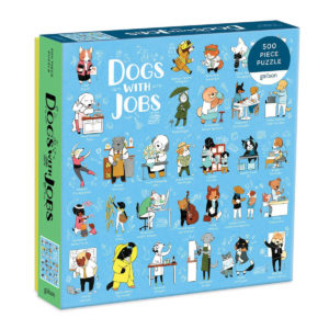 Galison Dogs With Jobs Puzzle 500pc