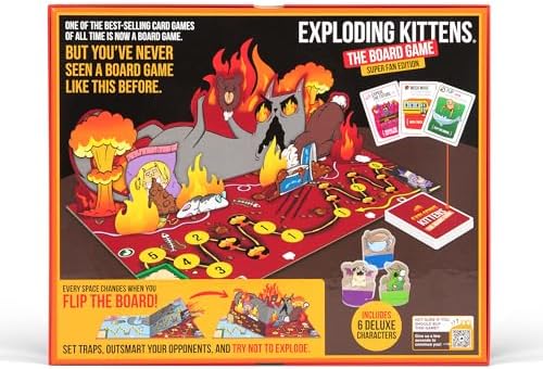 Exploding Kittens The Board Game Super Fan Edition (By Exploding Kittens)
