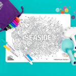 RE-FUN-ABLE Colouring Set - Seaside