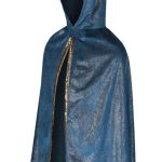 Great Pretenders Teal & Gold Starry Night Dragon Cape Age 5-6
