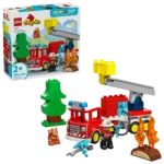 Lego Duplo 10473 Fire Truck with Hose and Firefighter