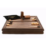 Dal Rossi Chess/Checkers/Backgammon Wooden Box with Reversible Board 35cm