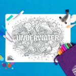 RE-FUN-ABLE Colouring Set - Under Water