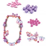 Djeco DJ9810 Wooden Butterfly Beads