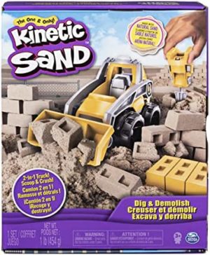 Kinetic Sand, Dig & Demolish Truck Playset